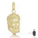 Anhänger Gesicht von Christus Jesus Gelbgold GL100587