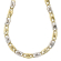 Men's Necklace Yellow Gold White GL101865