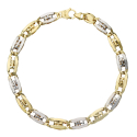 Bracciale Uomo Oro Bianco Giallo GL101882