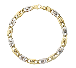 Bracciale Uomo Oro Bianco Giallo GL101882