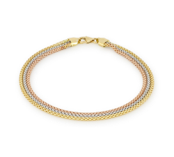 Three-color gold women's bracelet 803321718113