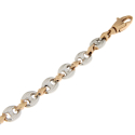 Men's Bracelet White Rose Gold GL101885