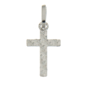 Unisex White Gold Cross Pendant GL101888