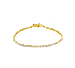 Damen-Tennisarmband aus Gelbgold GL101891