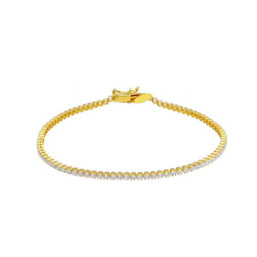 Women's Tennis Bracelet Yellow Gold GL101891