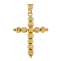 Yellow Gold Cross Pendant Woman GL101897