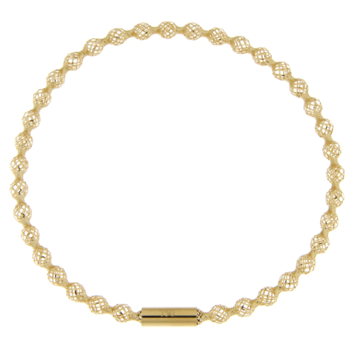 Elastisches Damenarmband Gelbgold GL101907