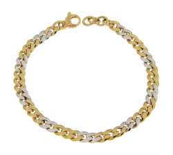 Unisex Bracelet White Yellow Gold GL101908