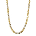 Men's Necklace White Yellow Gold GL101913