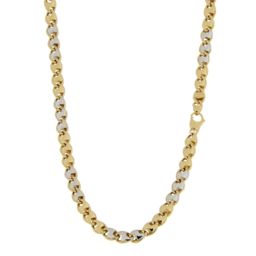 Collana Uomo Oro Bianco Giallo GL101913