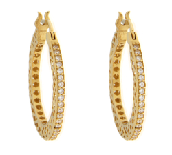 Women's Yellow Gold Earrings GL101920