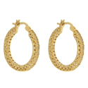 Women's Yellow Gold Earrings GL101920