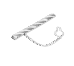 Men's Tie Clip White Gold GL101921