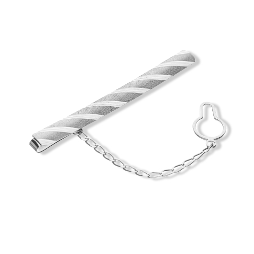 Men's Tie Clip White Gold GL101921