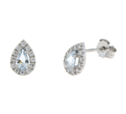 Women's White Gold Earrings GL101923