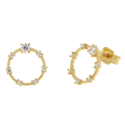 Women's Yellow Gold Earrings GL101926