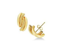 Women's Yellow Gold Earrings GL101943