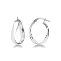 Women's White Gold Earrings GL101946