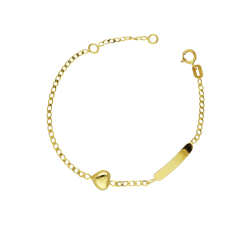 Gelbgold-Mädchenarmband GL101951