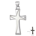 White Gold Cross Pendant GL101952