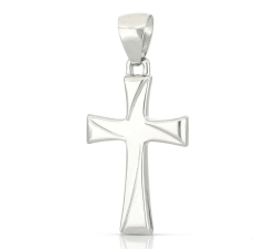 White Gold Cross Pendant GL101952