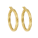 Women&#39;s Hoop Earrings in Yellow Gold 803321724293