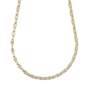 Men's Necklace White Yellow Gold GL101953