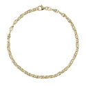 Bracciale Uomo Oro Bianco Giallo GL101954