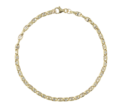 Bracciale Uomo Oro Bianco Giallo GL101954