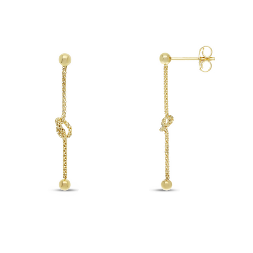 Women's Yellow Gold Earrings GL101958