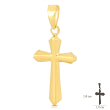 Men's Yellow Gold Cross Pendant GL101964