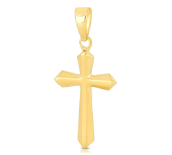 Men's Yellow Gold Cross Pendant GL101964