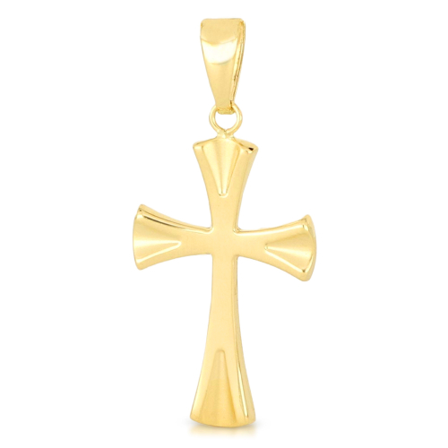 Men's Yellow Gold Cross Pendant GL101965