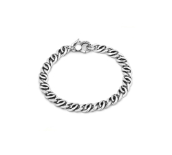 Giovanni Raspini Men's Bracelet Double Curb 11345