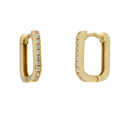 Women's Yellow Gold Earrings GL101974