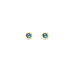 Giovanni Raspini Loop Light Blue Small Women's Earrings 12135