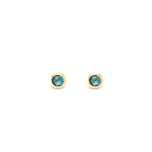 Giovanni Raspini Loop Light Blue Small Women's Earrings 12135