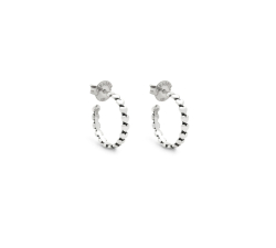 Giovanni Raspini Women's Earrings Circle Hearts 12254