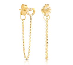 Women's Yellow Gold Earrings GL101982