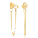 Women's Yellow Gold Earrings GL101958