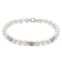 Miluna Women's Bracelet Pearl Nuggets PBR3639B