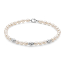 Miluna Women's Bracelet Pearl Nuggets PBR3641B