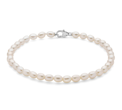 Miluna Women's Bracelet Pearl Nuggets PBR3644B