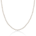 Miluna Women's Necklace Pearl Nuggets PCL6661B