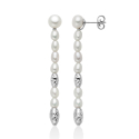 Miluna Women's Pearl Nuggets Earrings PER2793B