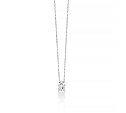 Miluna Women's Necklace White Gold CLD4580