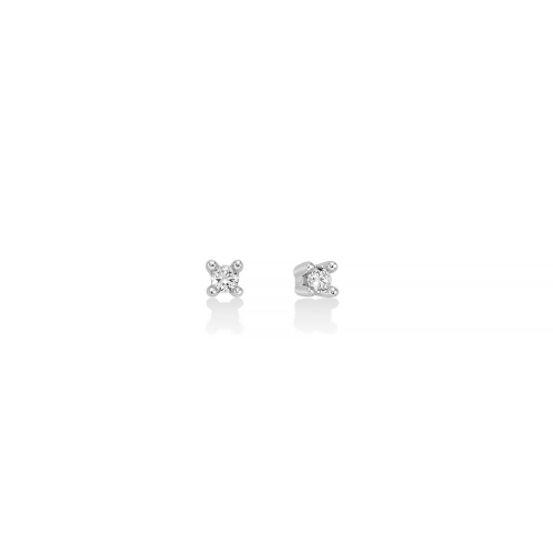 Miluna Women's Earrings White Gold ERD2723