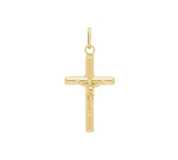 Stroili Holy Yellow Gold Cross Pendant 1409473